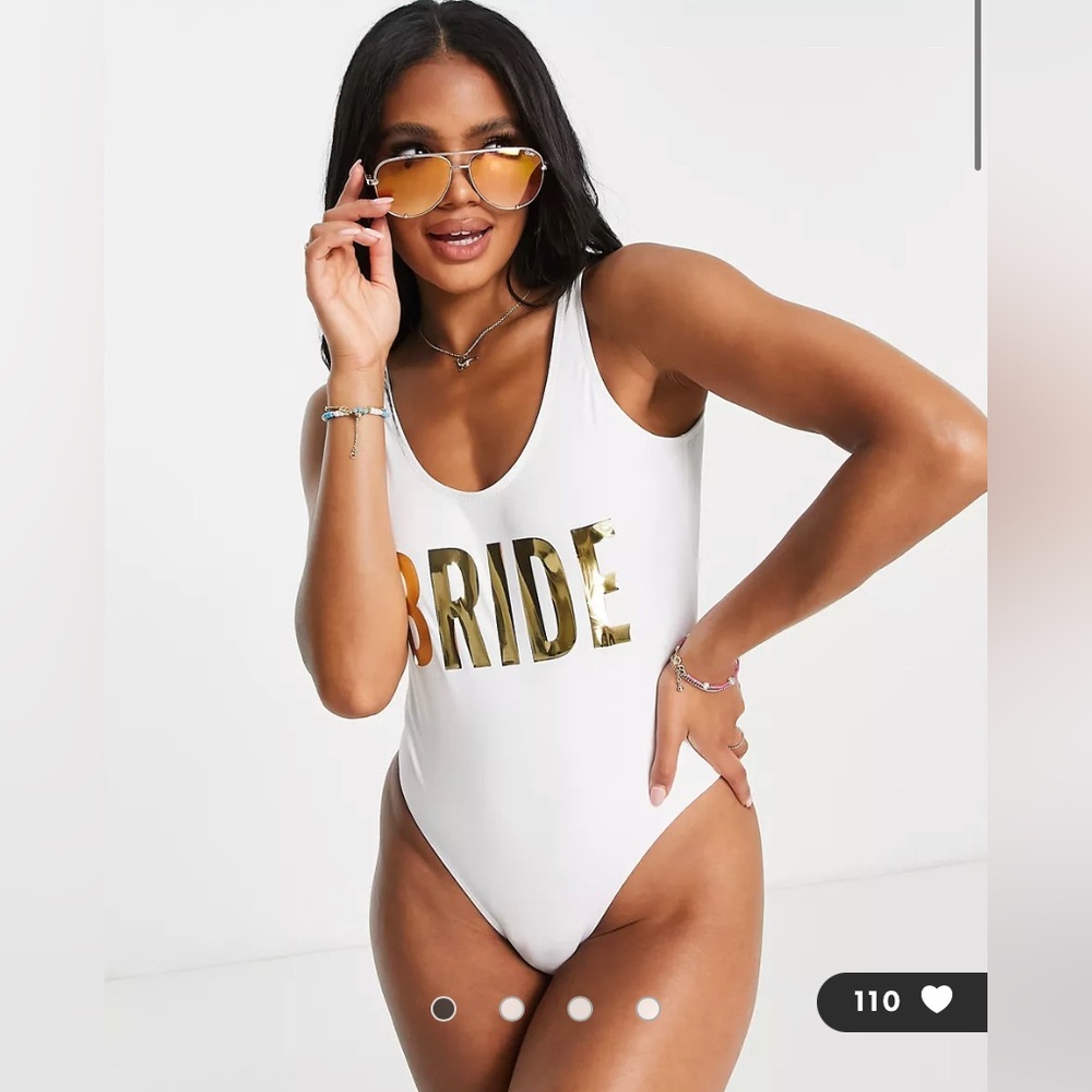 BRIDE swimsuit in white